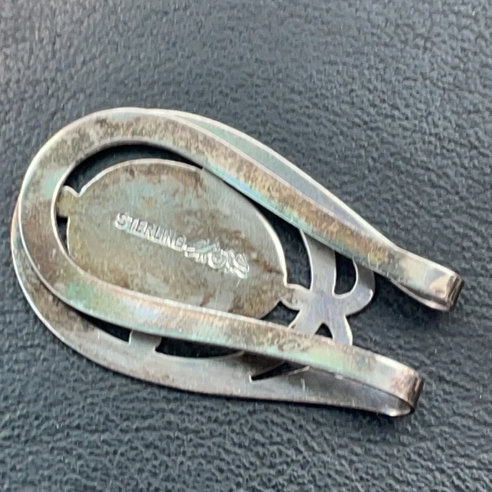 Sterling MONEYCLIP Manchester Silver Co. Fine Jewelry Money Clip. 109 yrs old!